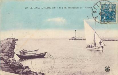 CPA FRANCE 34 "Le Grau d'Agde"