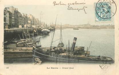 CPA FRANCE 76 "Le Havre, le quai"