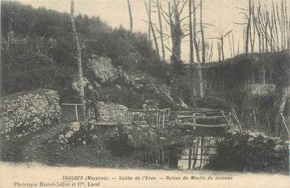 / CPA FRANCE 53 "Saulges, ruines du moulin du Jumeau"