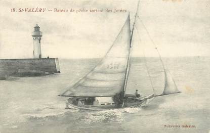 CPA FRANCE 80 "Saint Valéry, bateau de pêche"