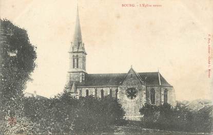 / CPA FRANCE 53 "Bourg, l'église neuve"