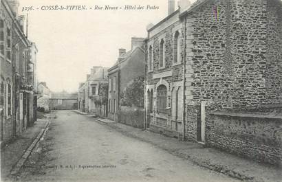 / CPA FRANCE 53 "Cossé le Vivien, rue neuve, hôtel des Postes"