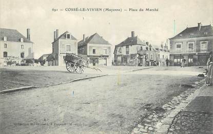 / CPA FRANCE 53 "Cossé le Vivien, place du marché"