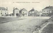 53 Mayenne / CPA FRANCE 53 "Cossé le Vivien, place du marché"