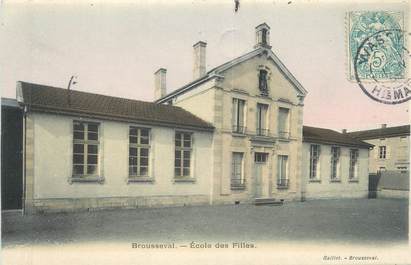 / CPA FRANCE 52 "Brousseval, école des filles"