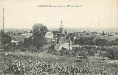 / CPA FRANCE 52 "Chalindrey, vue générale, l'ancien château"