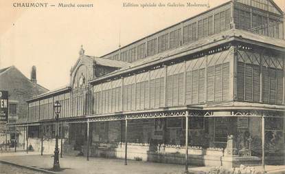 / CPA FRANCE 52 "Chaumont, marché couvert"