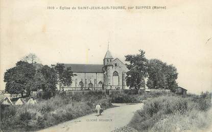 / CPA FRANCE 51 "Eglise de Saint Jean sur Tourbes"