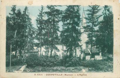 / CPA FRANCE 51 "Coupeville, l'église"