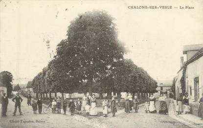 / CPA FRANCE 51 "Chalons sur Vesle, la place"