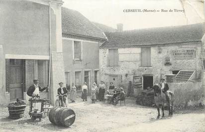CPA FRANCE 51 "Cerseuil, rue de Tirvey"