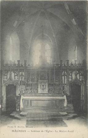 / CPA FRANCE 51 "Magneux, intérieur de l'église"