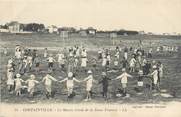 50 Manche / CPA FRANCE 50 "Coutainville, le Marais" / ENFANTS
