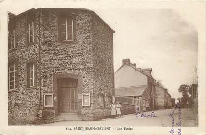 / CPA FRANCE 50 "Saint Jean de Savigny, les écoles"