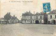 49 Maine Et Loire / CPA FRANCE 49 "Baugé, place de la République"