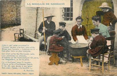/ CPA FRANCE 14 "La bouillie de Sarrazin"