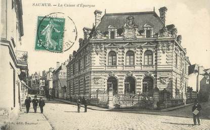 / CPA FRANCE 49 "Saumur, la caisse d'épargne" / CE / BANQUE