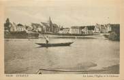 49 Maine Et Loire / CPA FRANCE 49 "Cunault, la Loire, l'église et le château"