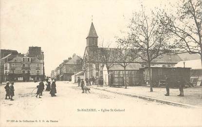 CPA FRANCE 44 "Saint Nazaire, Eglise Saint Gohard"