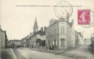 49 Maine Et Loire / CPA FRANCE 49 "Le Louroux Beconnais, route d'Angers et rue de la mairie"
