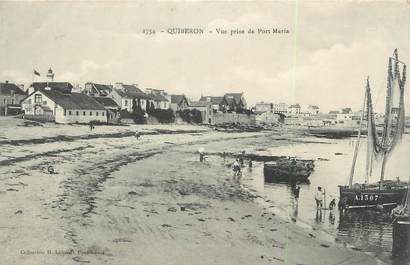 / CPA FRANCE 56 "Quiberon, vue prise du Port Maria"