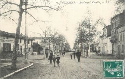 / CPA FRANCE 47 "Tonneins, boulevard Novello"