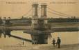/ CPA FRANCE 47 "Marmande, le pont suspendu sur la Garonne"