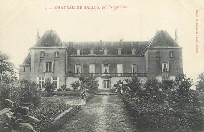 / CPA FRANCE 47 "Château de Salles, par Feugarolles"