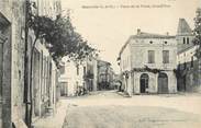 47 Lot Et Garonne / CPA FRANCE 47 "Beauville, place de la poste"