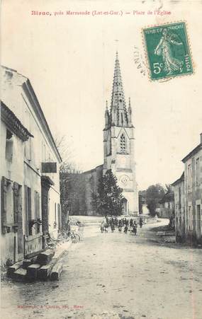 / CPA FRANCE 47 "Birac, place de l'église"