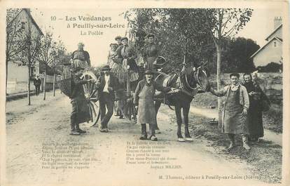 CPA FRANCE 58 "Pouilly sur Loire, les vendanges "