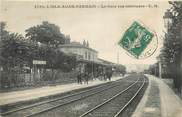 95 Val D'oise CPA FRANCE 95 "L'Isle Adam Parmain, la gare"