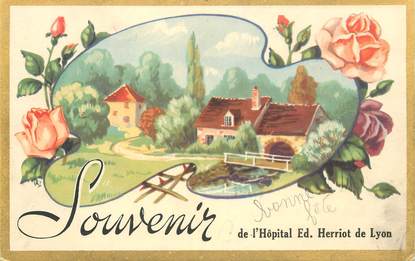 CPA FRANCE 69 "Lyon, souvenir de l'Hôpital Ed. Herriot de Lyon"