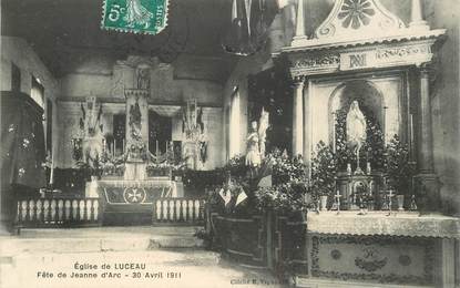 CPA FRANCE 72 "Luceau, Eglise"