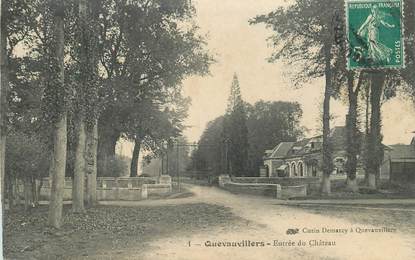 CPA FRANCE 80 "Quevauvillers, entrée du chateau"