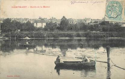 CPA FRANCE 77 "Dampmart, les bords de la Marne"