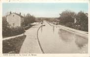 45 Loiret CPA FRANCE 45 "Gien, le canal de Briare"