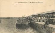 Afrique CPA DJIBOUTI "Les quais des douanes" / CACHET AMBULANT MARITIME AU VERSO / PHILATÉLIE 