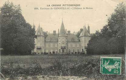 CPA FRANCE 23 "Env. de Genouillac, chateau de Moisse"