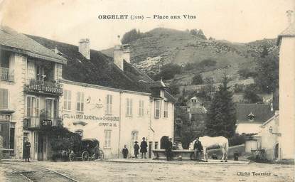 / CPA FRANCE 39 "Orgelet, place aux vins"