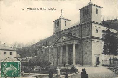 / CPA FRANCE 39 "Morez du Jura, l'église"