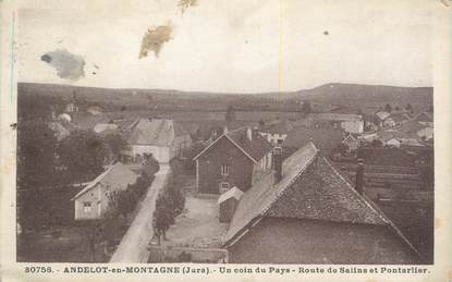 / CPA FRANCE 39 "Andelot en Montagne, route de Salins et Pontarlier"