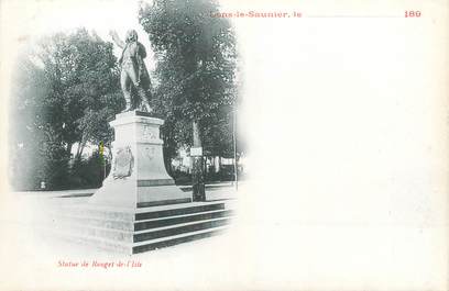 / CPA FRANCE 39 "Lons Le Saunier, statue de Rouget de l'Isle"