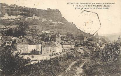 / CPA FRANCE 39 "Salins les Bains, vue générale et Fort Belin"