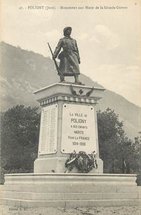 / CPA FRANCE 39 "Poligny, monument aux morts"