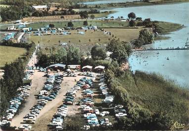 / CPSM FRANCE 39 "Clairvaux les Lacs, la plage et les terrains de camping"