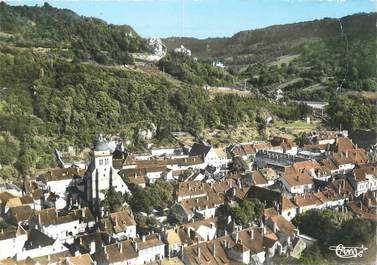 / CPSM FRANCE 39 "Poligny, l'église, vue générale"