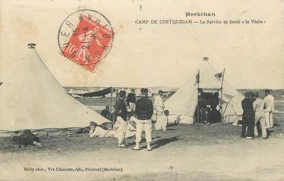 CPA FRANCE 56 "Camp de Coetquidam"