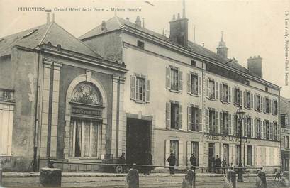 / CPA FRANCE 45 "Pithiviers, grand hôtel de la poste, maison Ronsin"