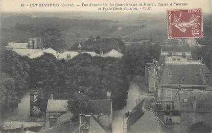 / CPA FRANCE 45 "Pithiviers, vue d'ensemble des quartiers de la mairie"